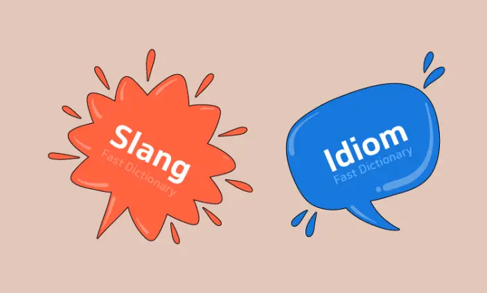 فرق بین slang و idiom