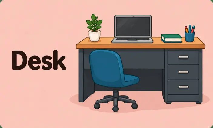 تفاوت desk و table چیست