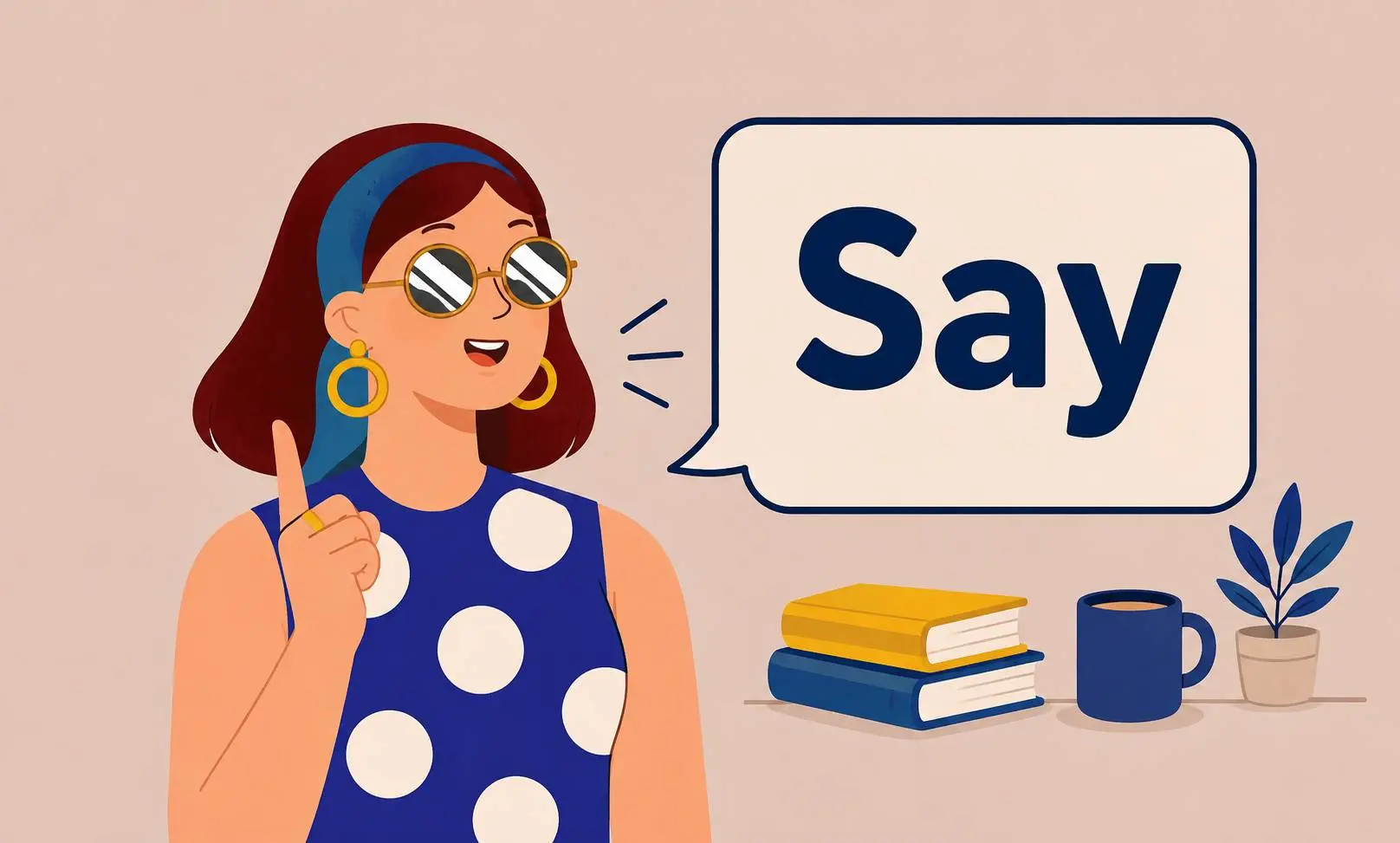 فرق tell با say