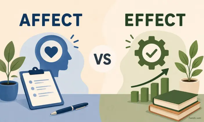 تفاوت effect و affect چیست؟