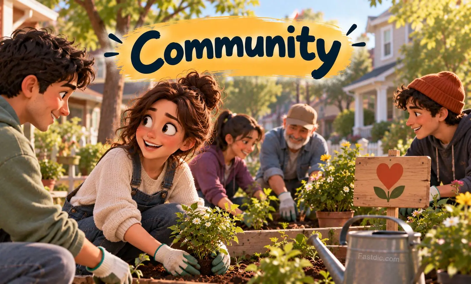فرق society و community