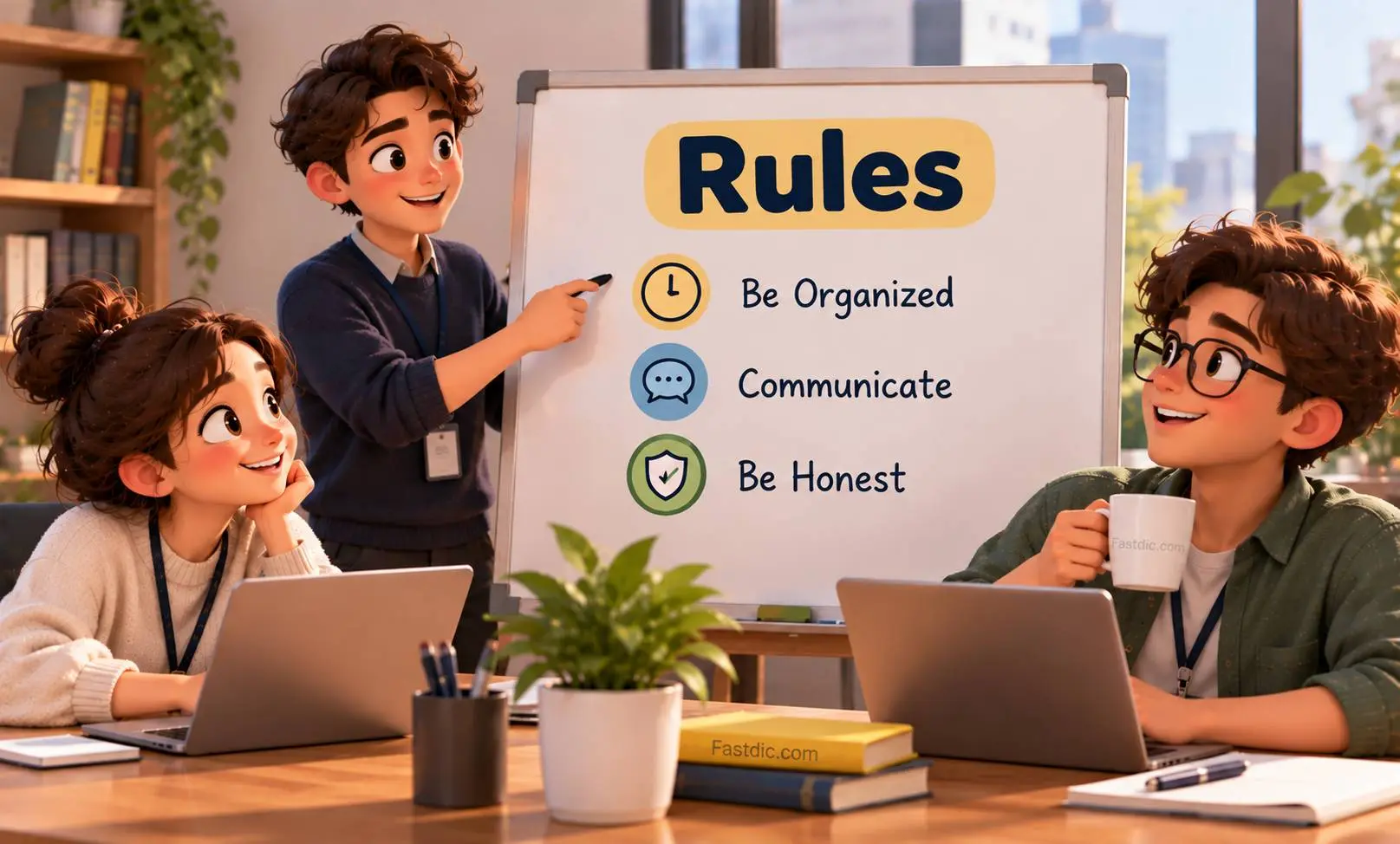 فرق rule و law