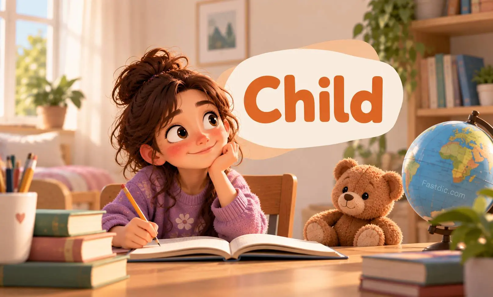 فرق child و kid