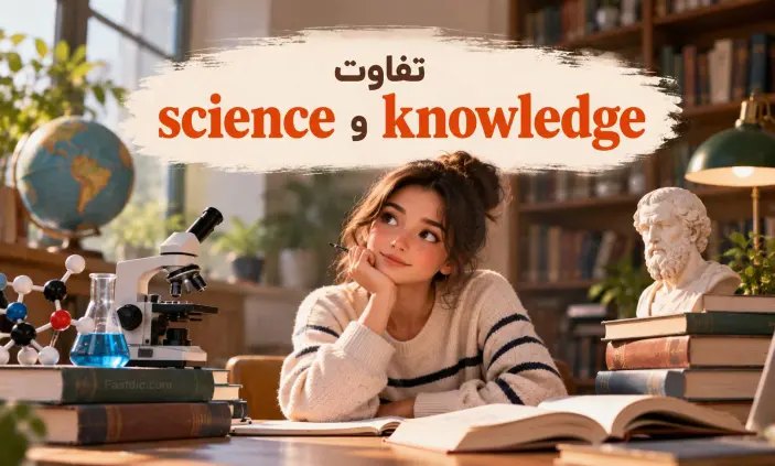 فرق science و knowledge